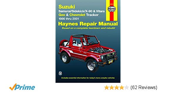 2003 chevy tracker shop manual